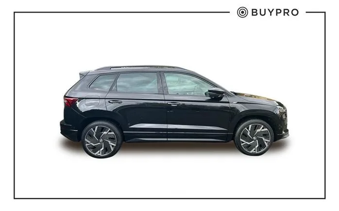 Škoda Karoq in Schwarz