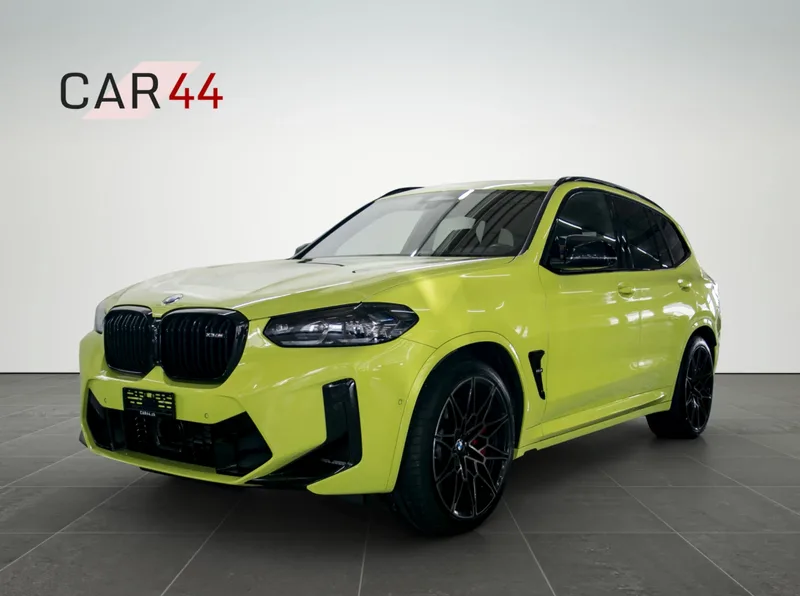 BMW X3 in Gelb