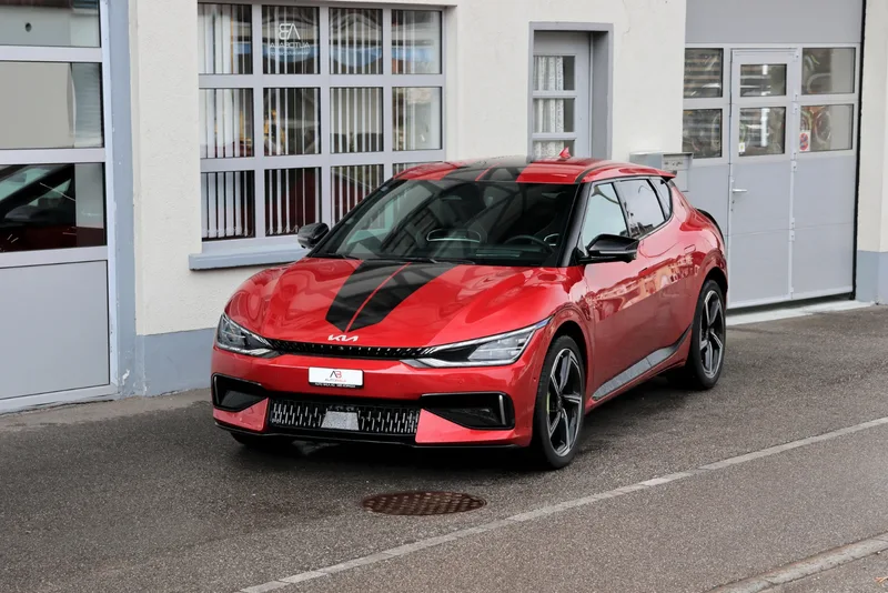 Kia Ev6 in Rot