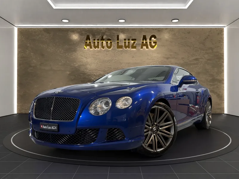 Bentley Continental GT Speed in Blau