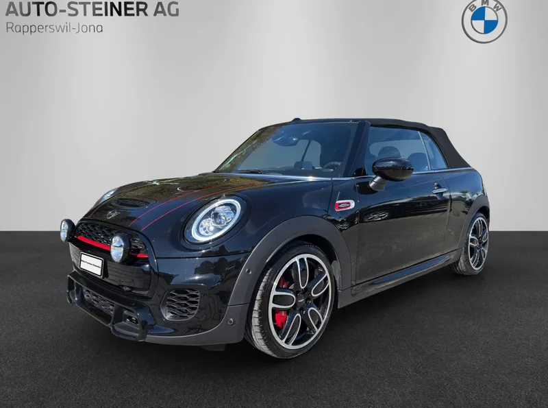 Mini John Cooper Works Cabriolet, couleur Schwarz